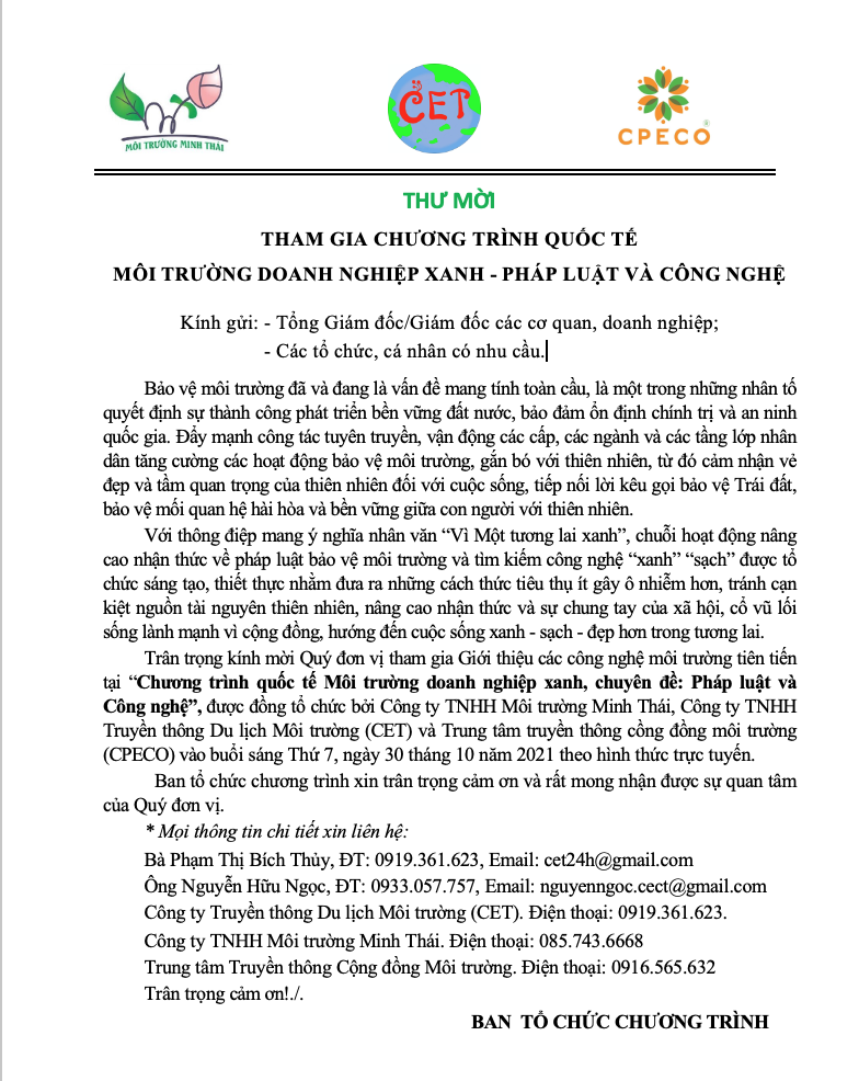 hư[-]mời[-]tham[-]gia[-]"Chương[-]trình[-]quốc[-]tế[-]Môi[-]trường[-]doanh[-]nghiệp[-]xanh,[-]chuyên[-]đề:[-]Pháp[-]luật[-]và[-]Công[-]nghệ"